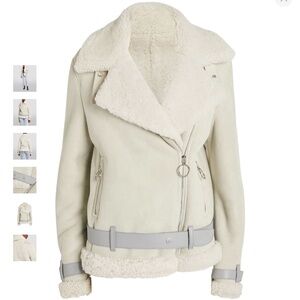 OFF-WHITE Shearling Jacket size 42 NWT